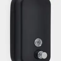 Диспенсер для жидкого мыла St&ouml;lz, механический, 800 мл, нержавеющая сталь, чёрный