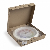 Часы настенные "Время учиться", детские, развивающие, d-29см, белые