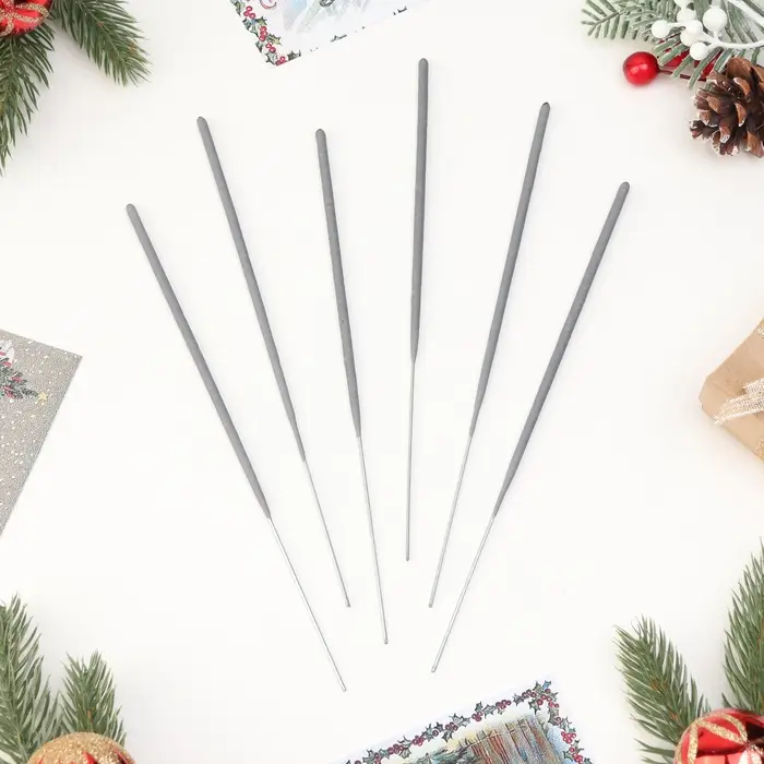 Бенгальские огни, 25 см, 6 штук, горение 60 сек.