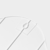 Кашпо настенное &laquo;Хризантема&raquo;, 2 л, 24,7 х 12,7 х 19,3 см, цвет белый