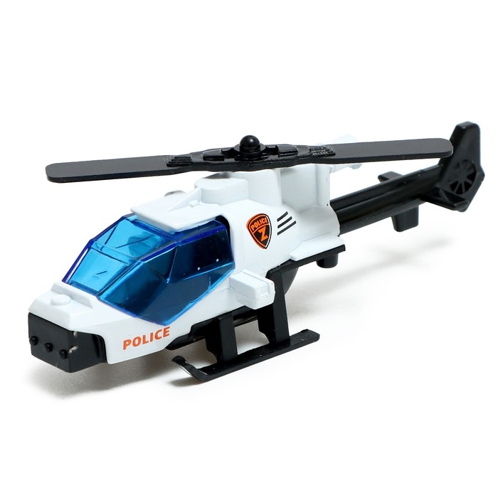 Вертолёт металлический &laquo;Супер&raquo;, инерционный, МИКС