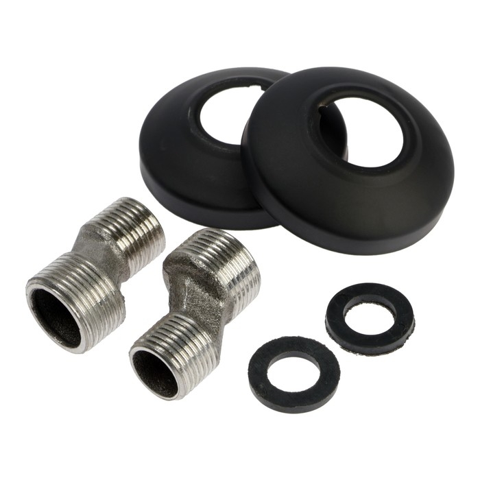 Смеситель для ванны ZEIN Z3852, однорычажный, душевой набор, лейка 5 режимов, черный