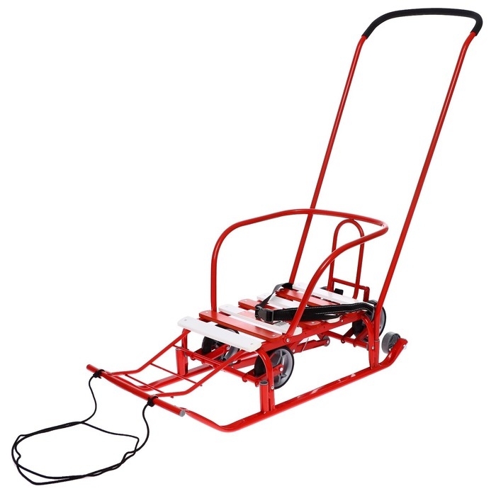 Санки &laquo;Тимка 5 универсал&raquo;, цвет алый