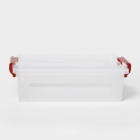 Контейнер для хранения с крышкой, 3,6 л, 31&times;20&times;9 см, цвет прозрачный