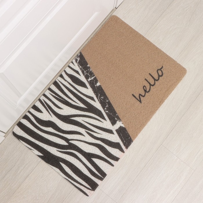 Коврик придверный Доляна &laquo;Мэнни&raquo;, 48&times;78 см