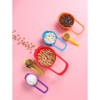 Набор мерных ложек Доляна &laquo;Креатив&raquo;, 6 шт: 250 мл,125 мл, 85 мл, 60 мл,15 мл,7,5 мл, цвет МИКС