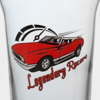 Стакан для пива стеклянный &laquo;Пейл-эль&raquo;, 570 мл, рисунок МИКС