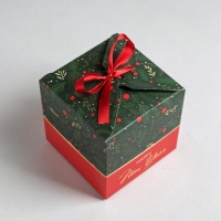 Коробка подарочная новогодняя складная &laquo;Тепла и уюта&raquo;, 12 х 12 х 12 см, Новый год