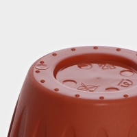 Горшок с поддоном &laquo;Фелиция&raquo;, 400 мл, цвет терракотовый