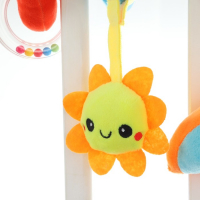 Растяжка - спираль с игрушками дуга на коляску / кроватку для малышей 0+ &laquo;Маленькое счастье&raquo;, Крошка Я