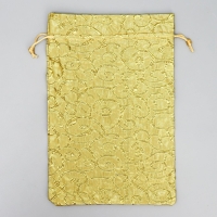 Мешочек подарочный парча &laquo;С Новым Годом&raquo;, 20 х 30 см +/- 1.5 см, Новый год