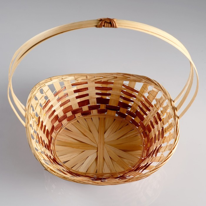 Корзина плетеная &laquo;Ладья&raquo;, 32&times;23&times;10 см, бамбук