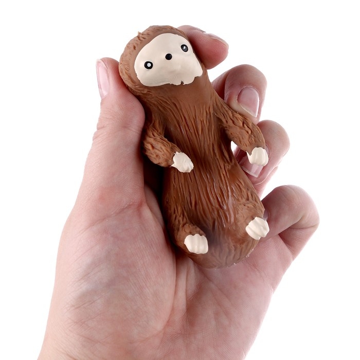 Мялка-тянучка &laquo;Ленивец&raquo; с песком