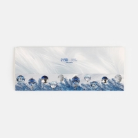 Коробка для конфет, кондитерская упаковка, 5 ячеек, &laquo;Новогодняя роскошь&raquo;, 5 х 21 х 3.3 см, Новый год