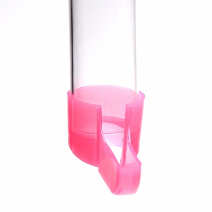 Набор из 2 поилок для птиц, 80 мл, 15 х 8 см, микс цветов