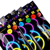 Неоновая палочка &laquo;Браслет&raquo;, набор 3 шт., цвета МИКС