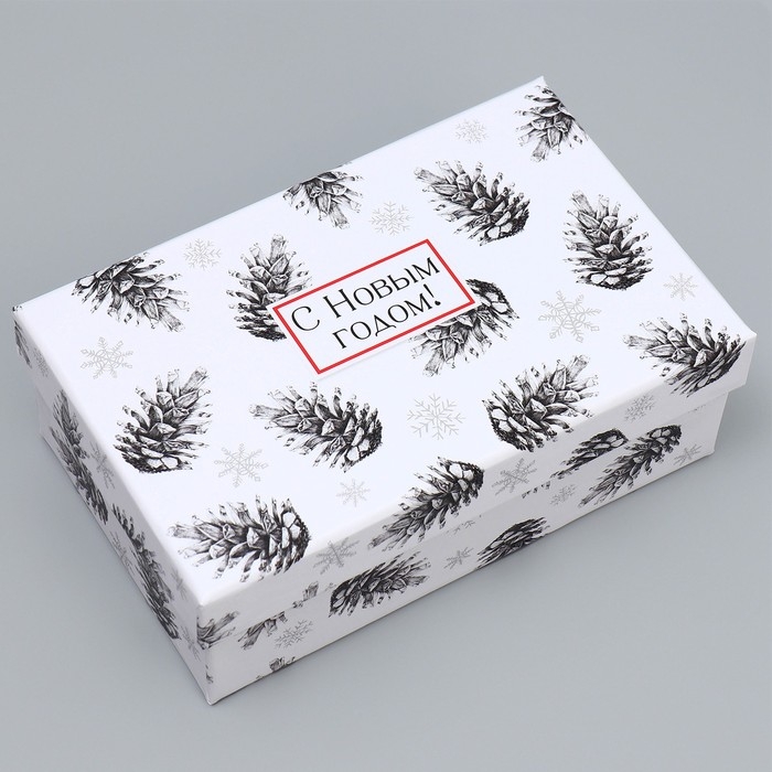 Набор новогодних подарочных коробок 15 в 1 &laquo;Счастья и любви&raquo;, 12 х 6.5 х 4 см - 46.5 х 30 х 17.5 см, Новый год