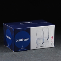 Набор высоких стеклянных стаканов &laquo;Сир де Коньяк&raquo;, 350 мл, 6 шт