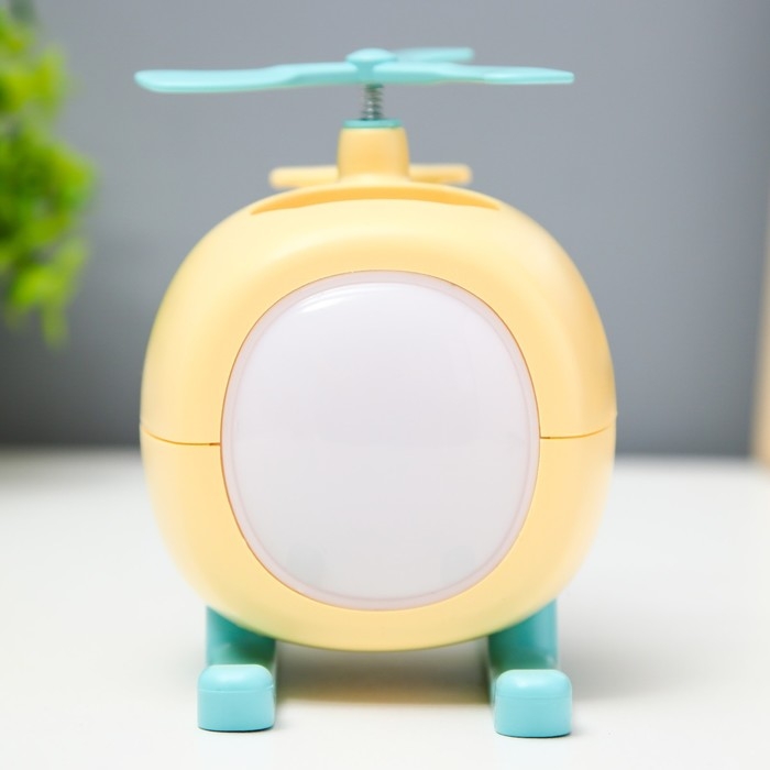 Ночник "Вертолёт" LED 1,5Вт USB АКБ МИКС 12х8х10,5 см RISALUX