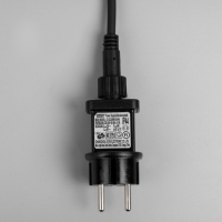 Гирлянда &laquo;Клип-лайт&raquo; 5 нитей по 20 м, IP44, УМС, тёмная нить, 665 LED, свечение мульти, 24 В