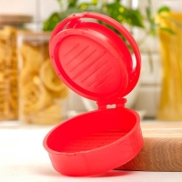 Форма для котлет Доляна Stufz, 13&times;12&times;5,5 см, цвет красный