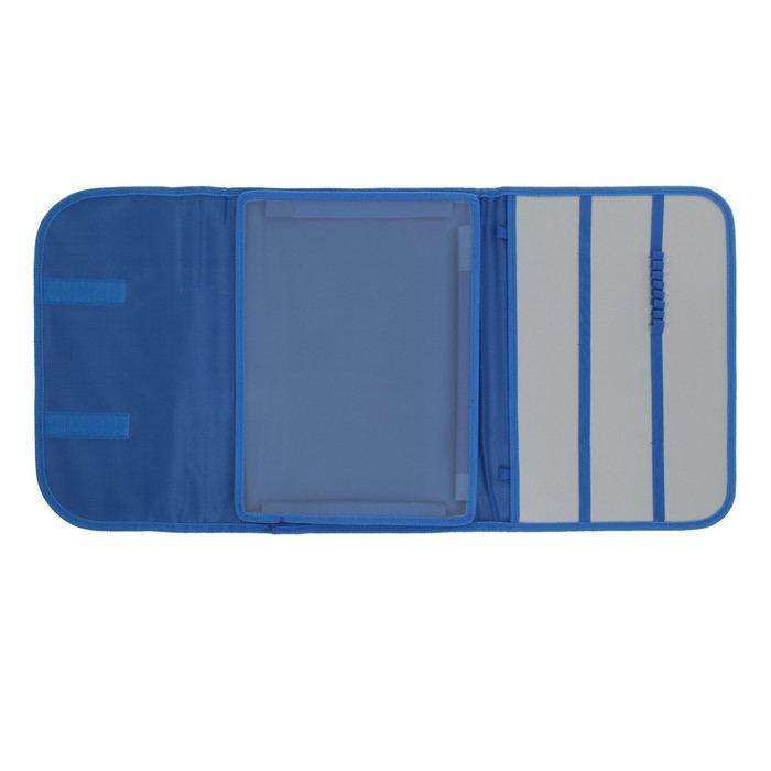 Папка для труда А4, 325 х 240 мм, с ручками, раскладная на липучке, текстильная, ПТР-10, Calligrata "Ракета"