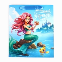 Пакет ламинированный двухсторонний &laquo;Русалочка&raquo;, с тишью и открыткой, ML, 23 х 27 х 11.5