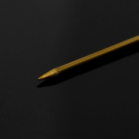 Основа &laquo;Брошь-игла&raquo; с бусиной d=1 см (набор 5 шт.), L=7,5 см, площадка 1,5 см, цвет золото