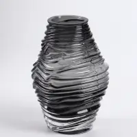 Ваза &laquo;Модесто&raquo;, 19&times;12 см, стекло, чёрная