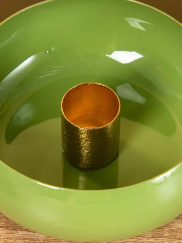 Подсвечник на 1 свечу на магнитах "Кипарис" 11х11х4 см