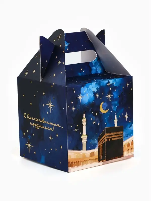 Коробка складная &laquo;Священный праздник&raquo;, 14 &times; 14 &times; 14 см