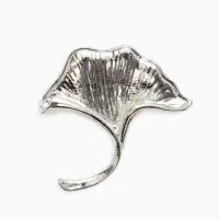 Брошь "Цветок каллы", цвет серебро