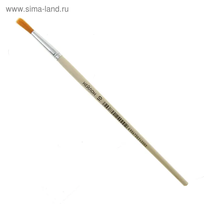 Кисть нейлон № 10, круглая