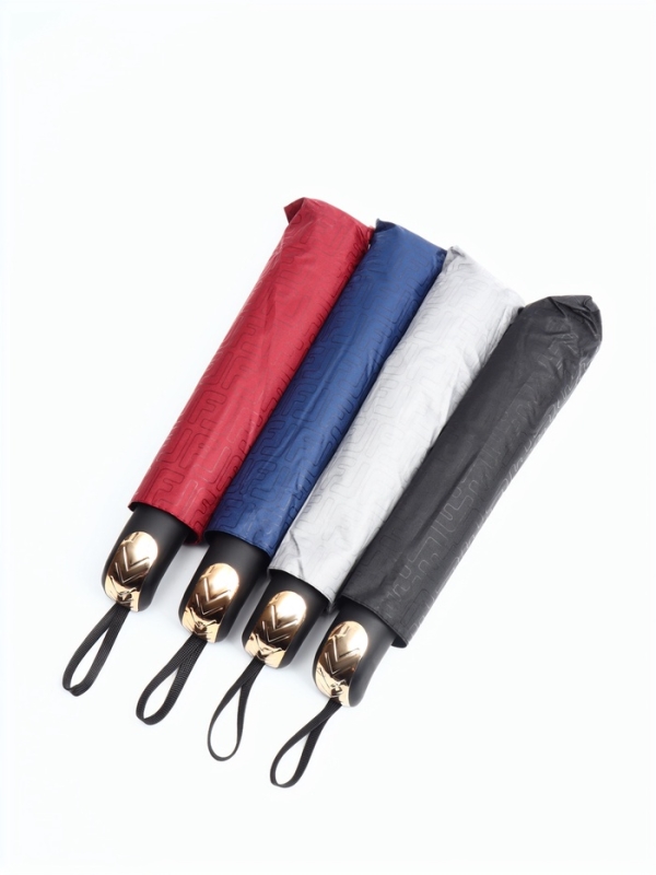 Зонт механический &laquo;Однотон&raquo;, эпонж, 4 сложения, 10 спиц, R = 56/63 см, D = 126 см, цвет МИКС