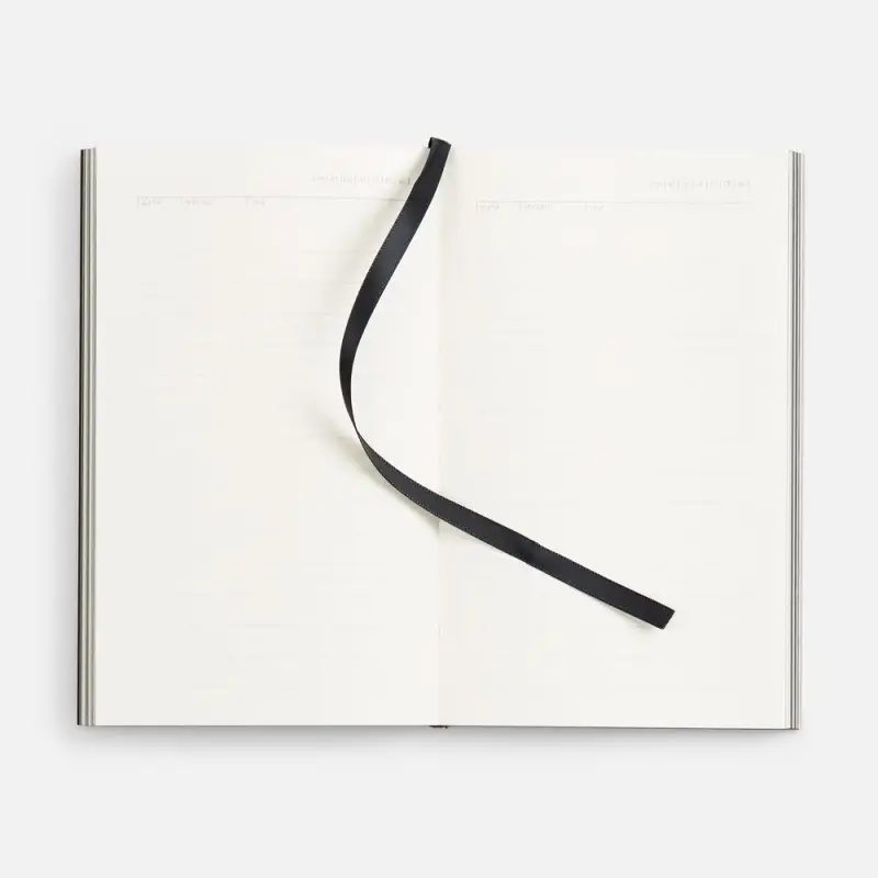 Ежедневник Flat Mini, недатированный, черный