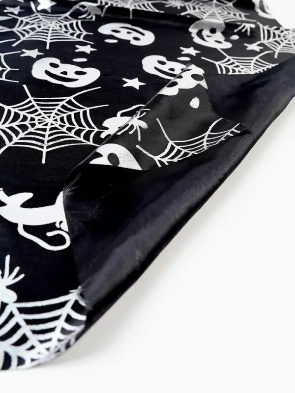 Скатерть на хеллоуин &laquo;Серебряная паутина&raquo;, 200 х 140