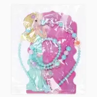 Комплект детский &laquo;Выбражулька. Сердце&raquo;, 4 предмета: клипсы, бусы, кольцо, ободок, МИКС