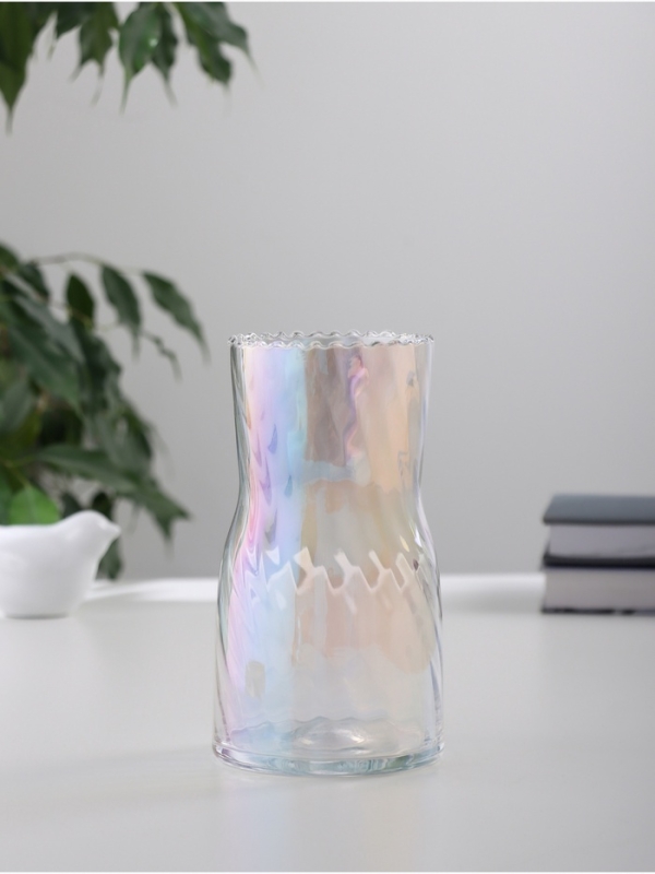 Ваза стекло настольная Ваза стекло настольная "Агнес" классик, 17х9 см, прозрачный