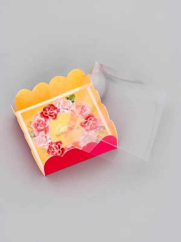 Коробка для печенья, &laquo;Сладких моментов&raquo;, 7&times;7&times;3 см