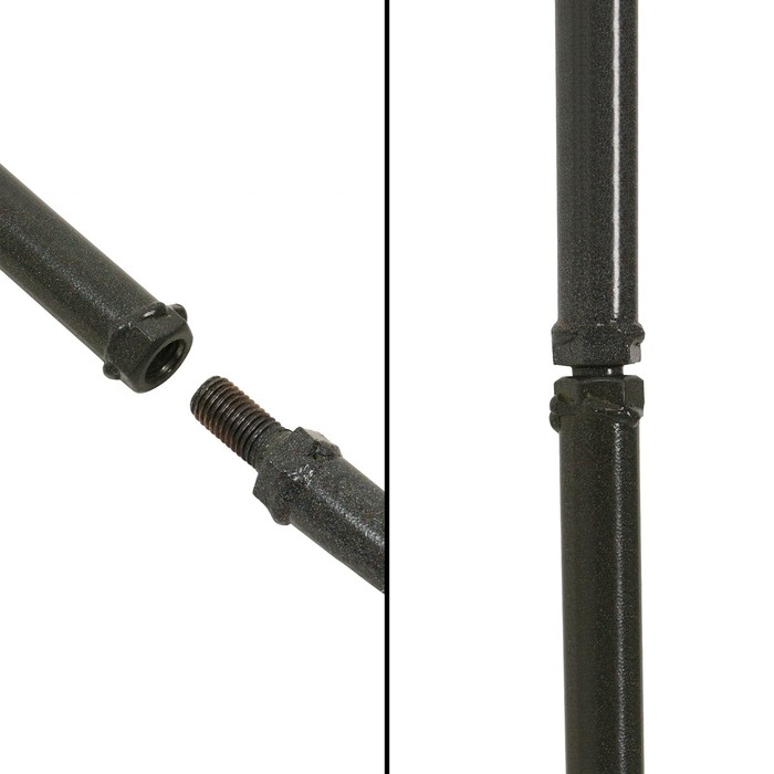 Бур садовый, шнековый, L = 2 м, d = 150 мм