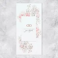 Конверт для денег &laquo;С днем свадьбы&raquo;, 16.5&times;8 см