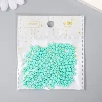 Бисер стекло 6/0 "Цвет воды" 15 гр