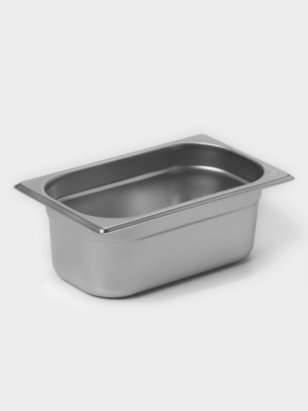 Гастроемкость 1/4x100 мм, 265*162*100 мм, толщина 0,8 мм