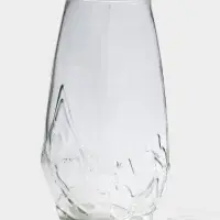 Ваза стекло настольная "Мариба" 22х10,5 см, прозрачный
