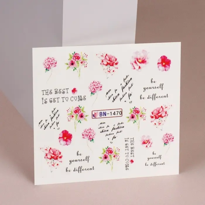 Слайдеры для ногтей &laquo;Be yourself&raquo;, разноцветные