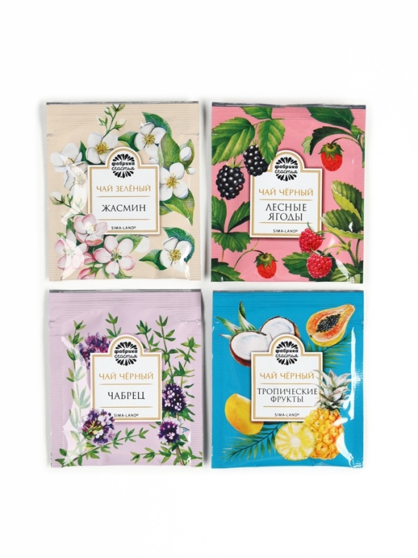 Чай подарочный &laquo;С 8 марта: лилии&raquo;, 4 пакетика