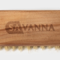 Щётка для обуви SAVANNA, 10&times;3,5 см, 59 пучков, натуральный волос