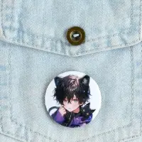 Значок закатной &laquo;Мальчик неко&raquo;, d = 38мм