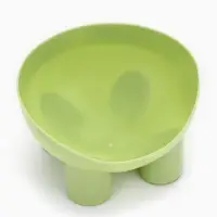 Миска высокая для животных  400 мл, зелёная