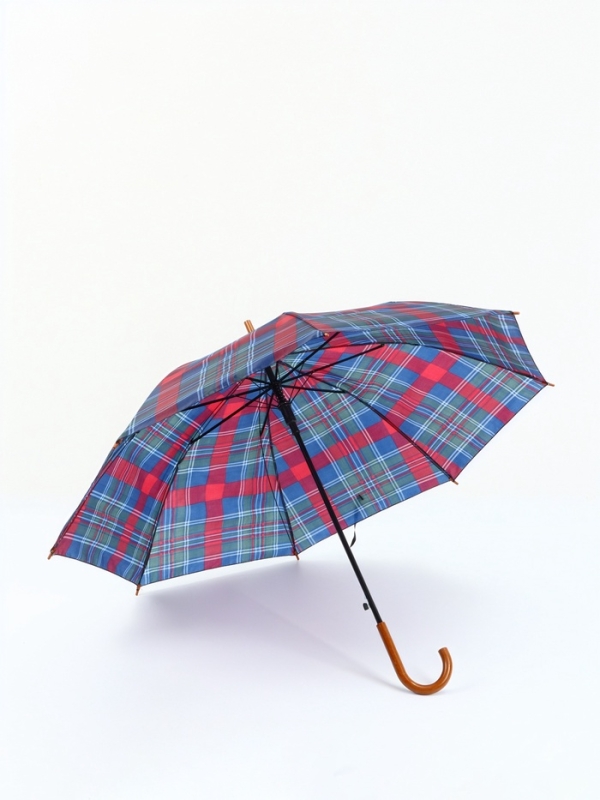 Зонт полуавтоматический &laquo;Клетка&raquo;, 8 спиц, R = 48/55 см, D = 110 см, цвет МИКС